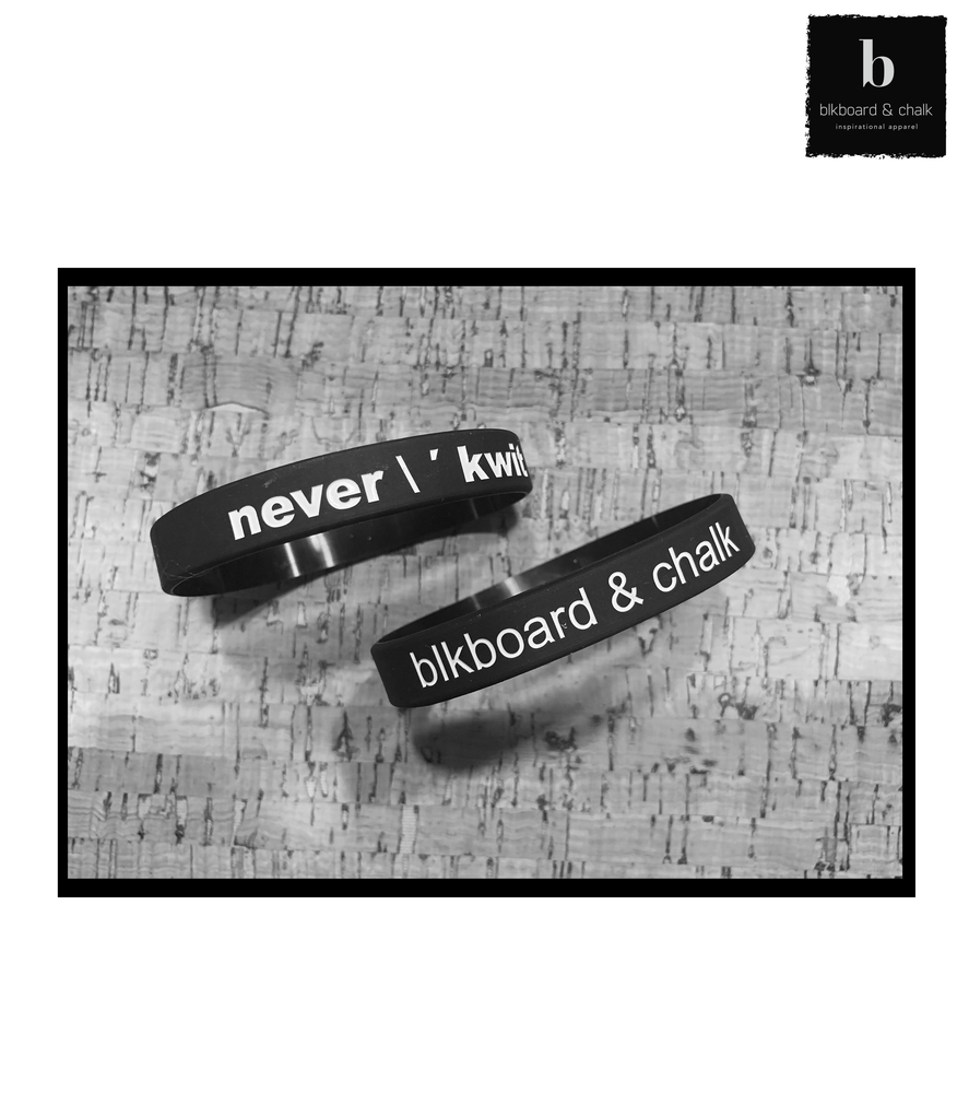 never quit (bracelets)